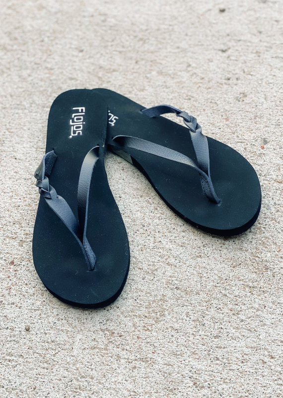509 Broadway Serenity Braid Detail Sandal