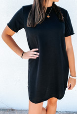 509 Broadway Casual Solid T-Shirt Dress