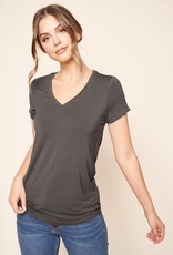 509 Broadway Jersey Knit V-Neck Shirt