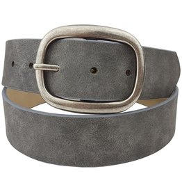 509 Broadway Women Belt With Oval Buckle