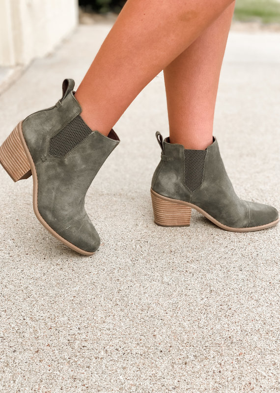 TOMS Everly Suede Bootie