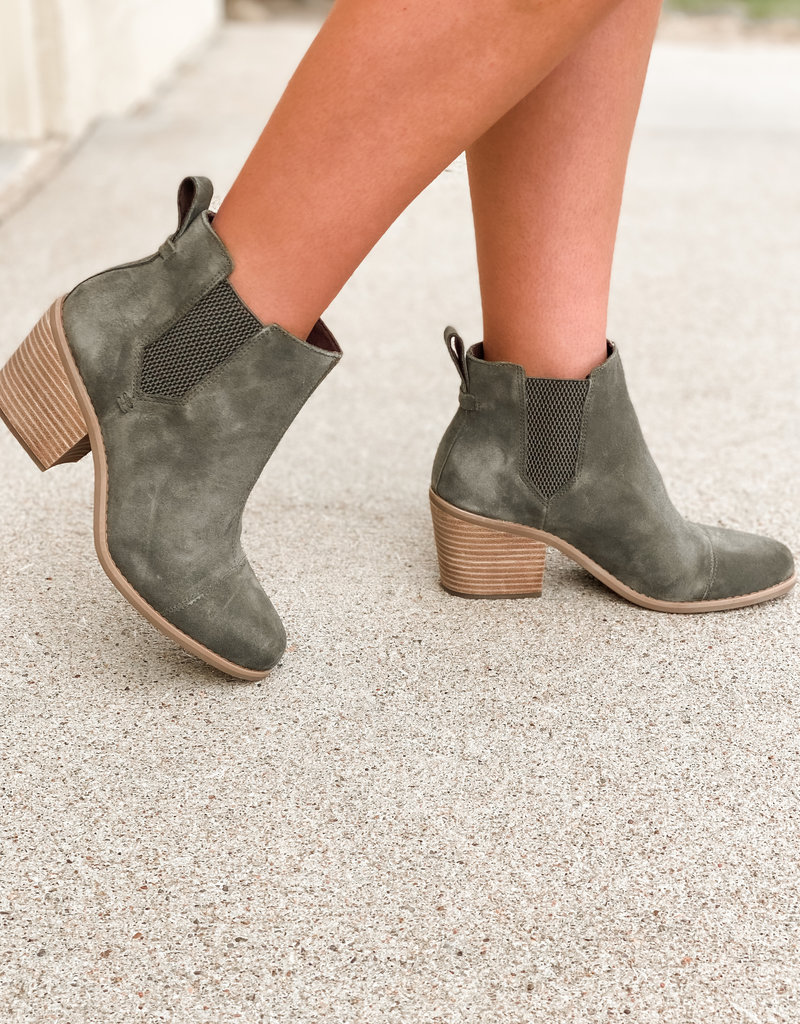 TOMS Everly Suede Bootie