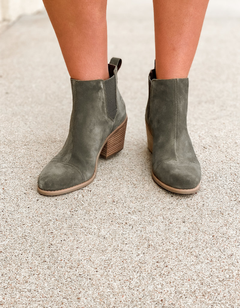 TOMS Everly Suede Bootie