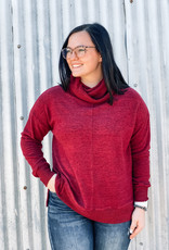 509 Broadway Cowl Neck Knit Top