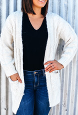 509 Broadway Cable Knit Sweater Cardigan