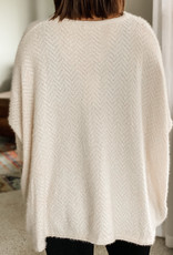 509 Broadway Eyelash Knit T-Body Sweater