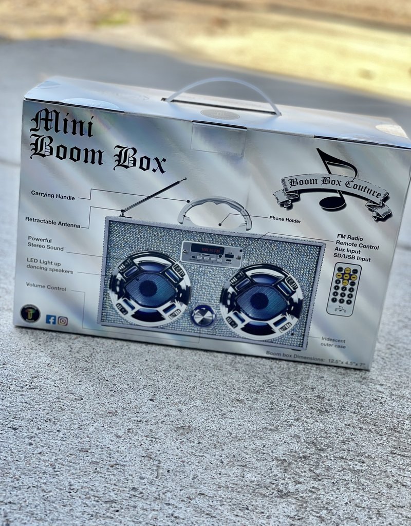 509 Broadway Bling Boom Box W/ LED Speakers