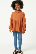 509 Broadway Girls Ribbed Mock Neck Top