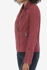 KUT From The Kloth Clara Faux Suede Moto Jacket