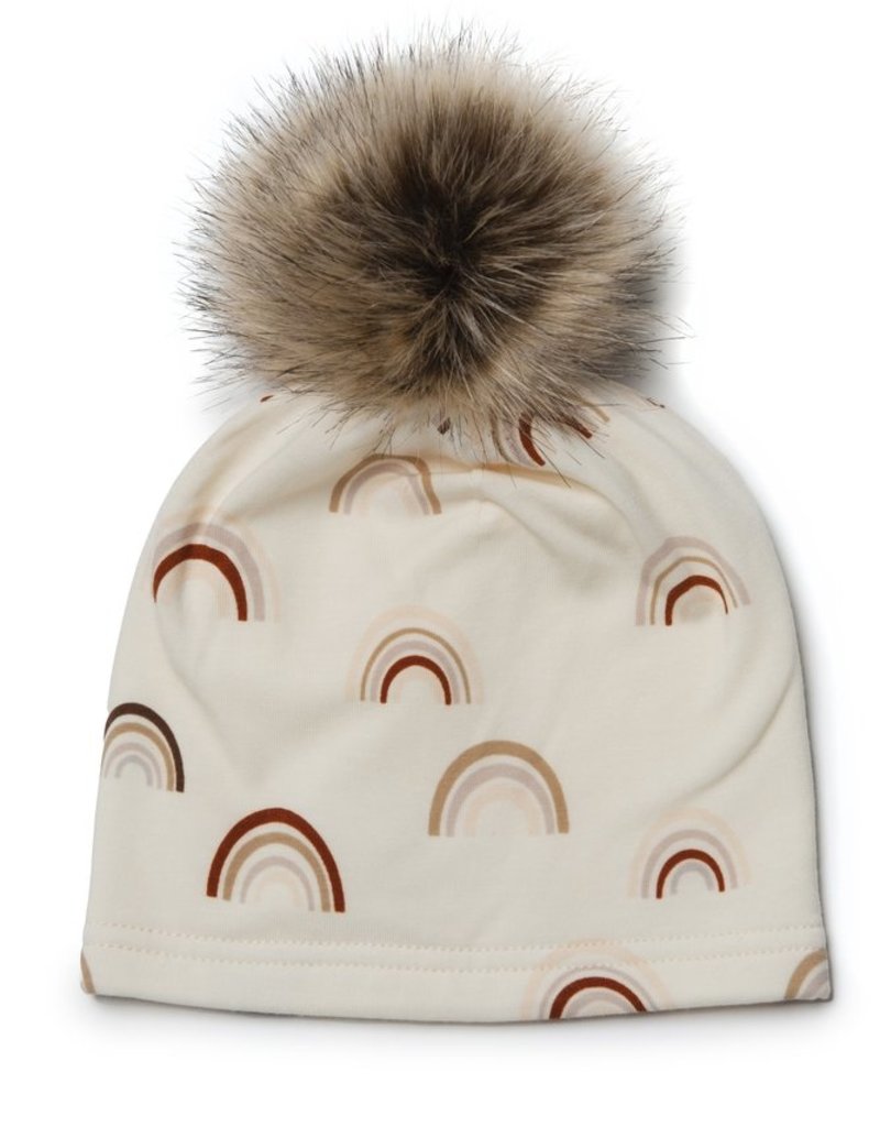 509 Broadway Kids Pom  Pom Tencel Hat