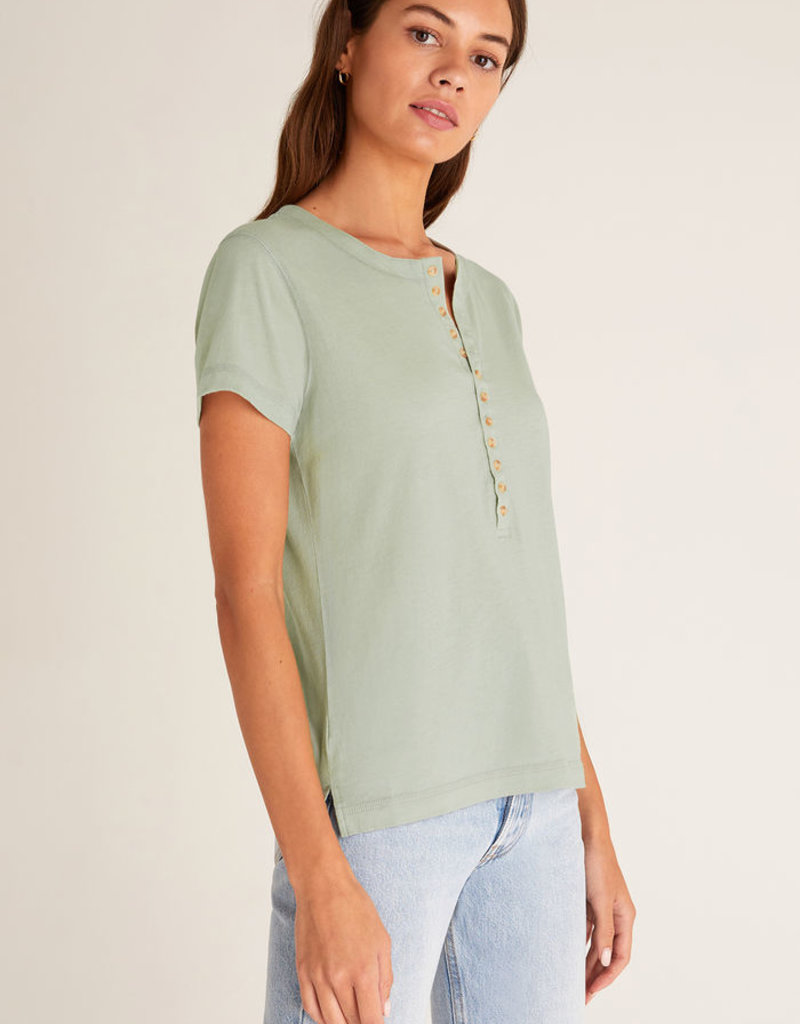 Z Supply Deja Organic Henley Tee