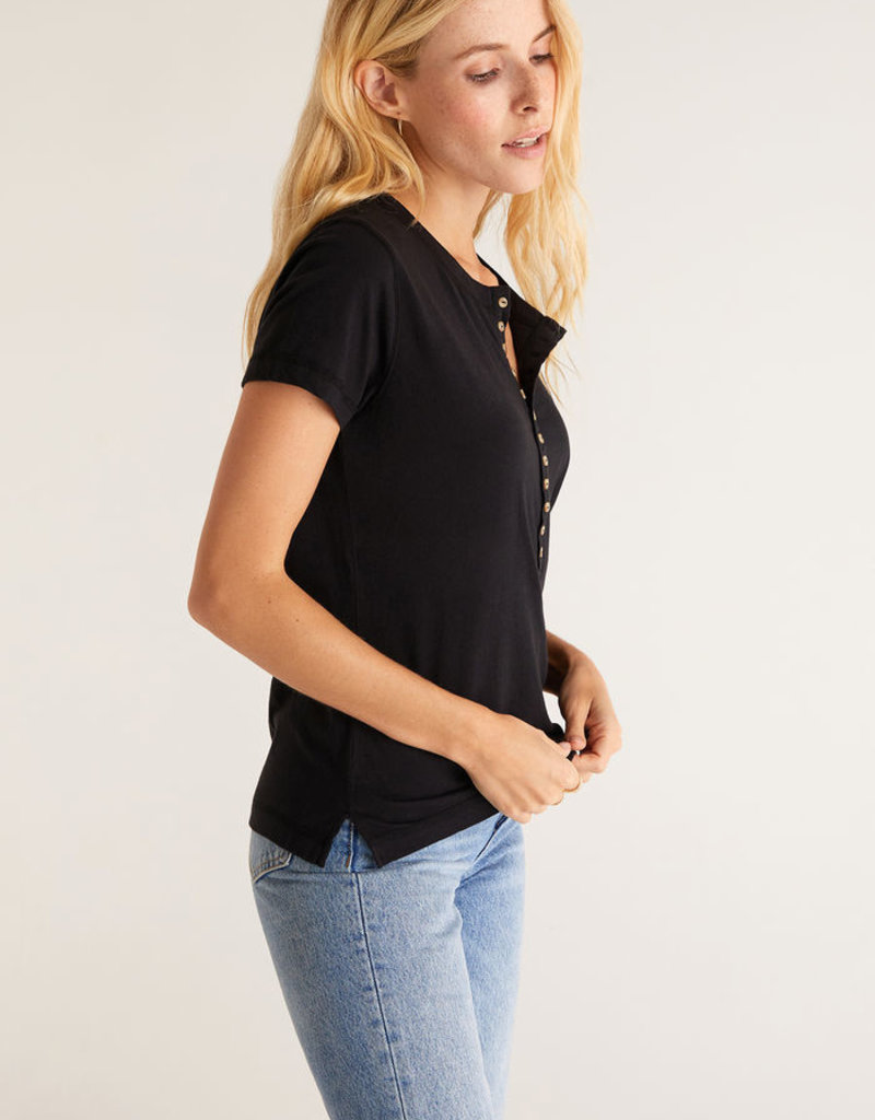 Z Supply Deja Organic Henley Tee