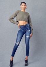 509 Broadway Leigha High Rise Ankle Skinny