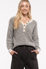 509 Broadway Marled Knit Pullover