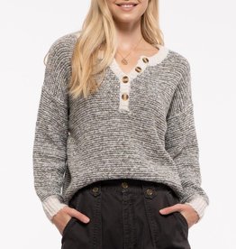 509 Broadway Marled Knit Pullover