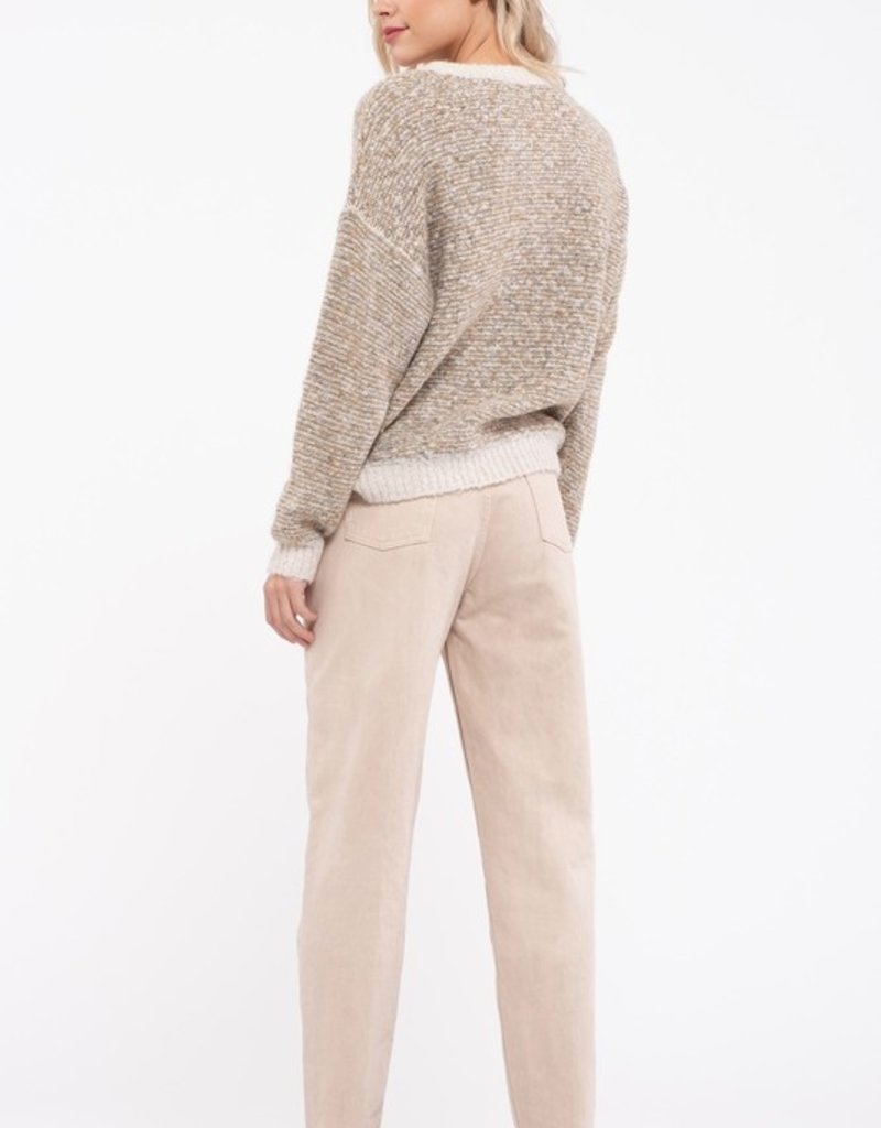 509 Broadway Marled Knit Pullover