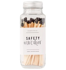 509 Broadway Safety Matches Glass Jar