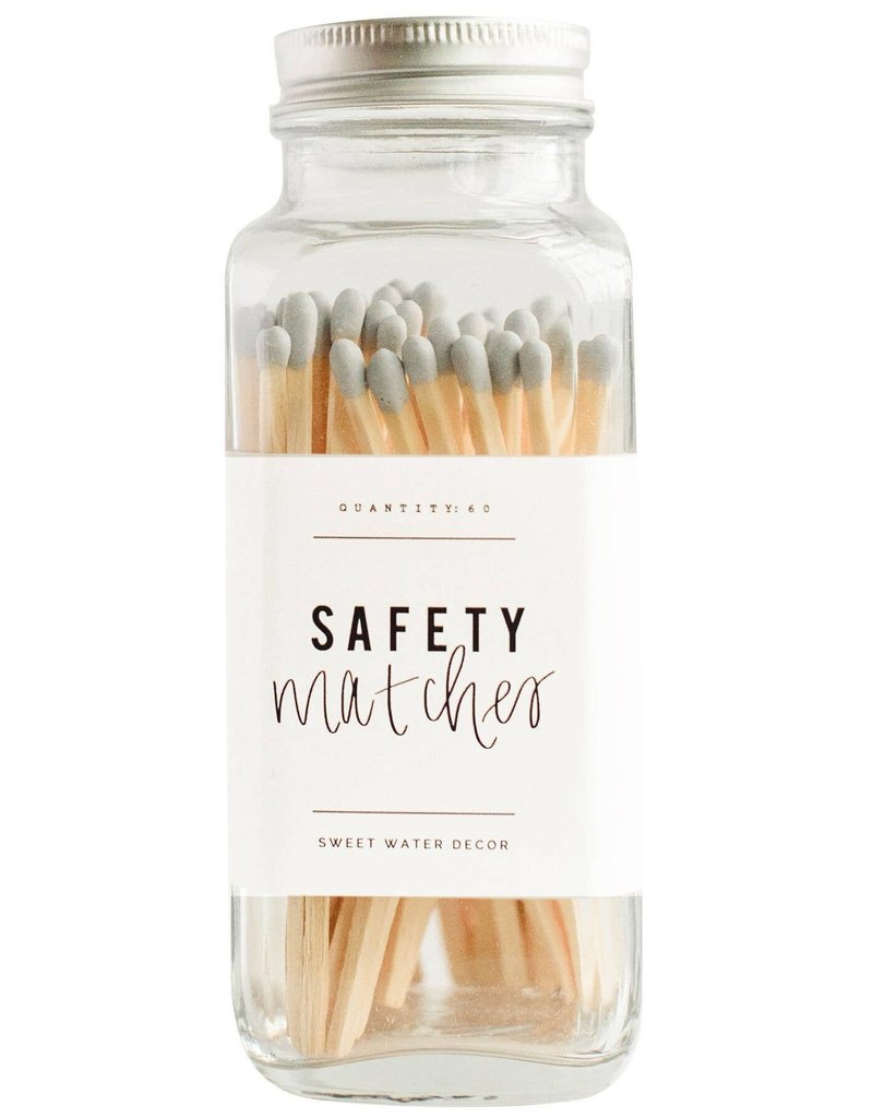 509 Broadway Safety Matches Glass Jar