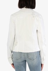 KUT From The Kloth Julia Crop Jacket |Optic White|