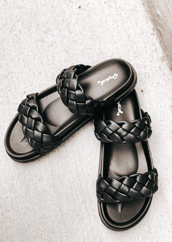 509 Broadway Albina Braided Sandal