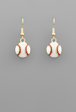 509 Broadway Baseball Earrings