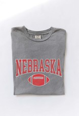 509 Broadway Nebraska Football Washed Tee