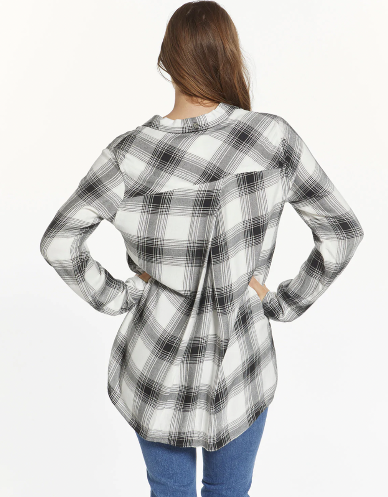 509 Broadway Susie Plaid Top