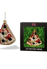 509 Broadway Slice of Pizza Glass Ornament