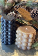 509 Broadway Unscented Hobnail Pillar Candle