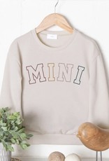 509 Broadway Girls Mini Graphic Sweatshirt