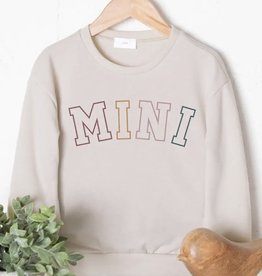 509 Broadway Girls Mini Graphic Sweatshirt