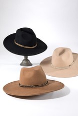 509 Broadway Double Strap Trim Panama Hat