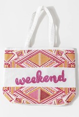 Avenue Zoe New York Embroidered Tote