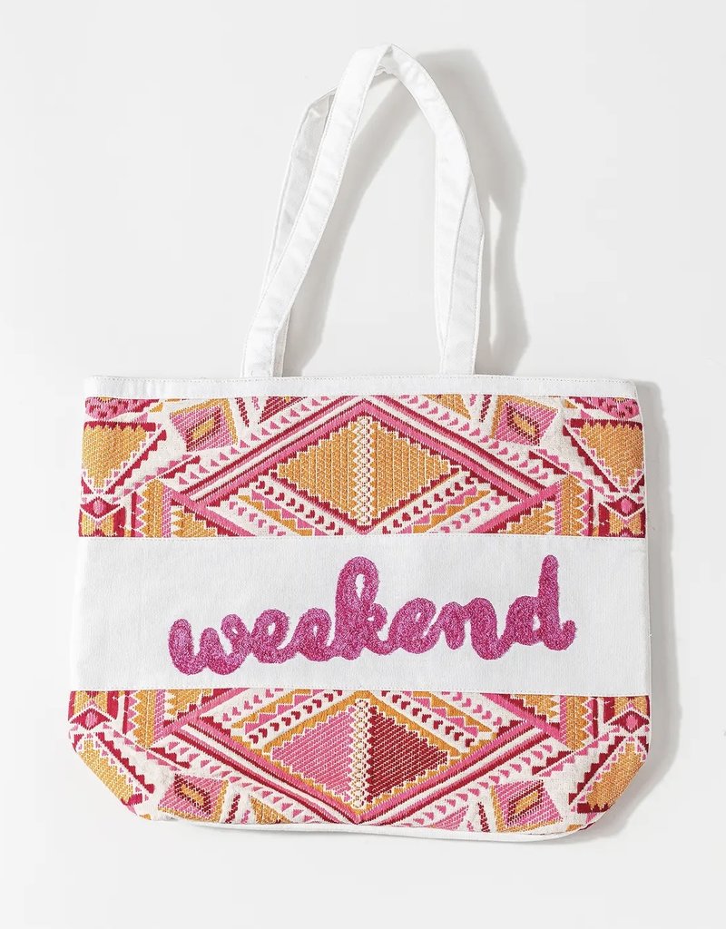 Avenue Zoe New York Embroidered Tote