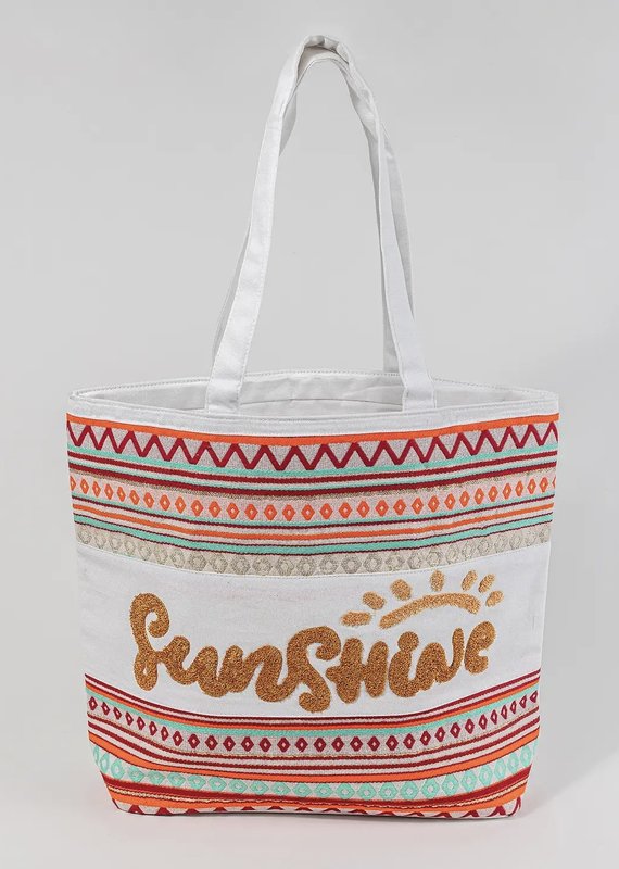 Avenue Zoe New York Embroidered Tote