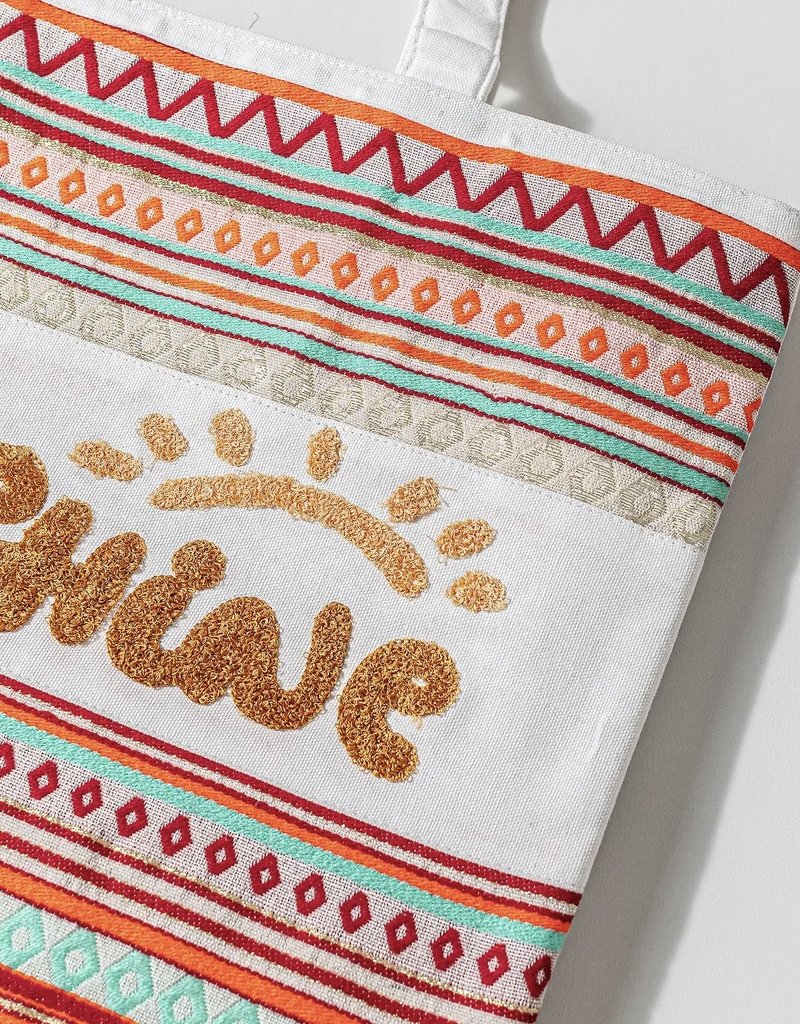 Avenue Zoe New York Embroidered Tote