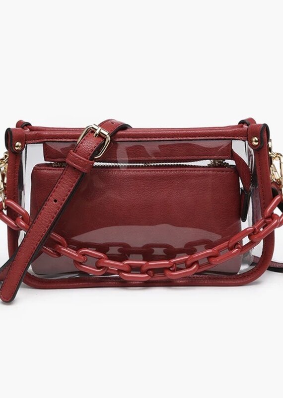 509 Broadway Jessica Clear Crossbody