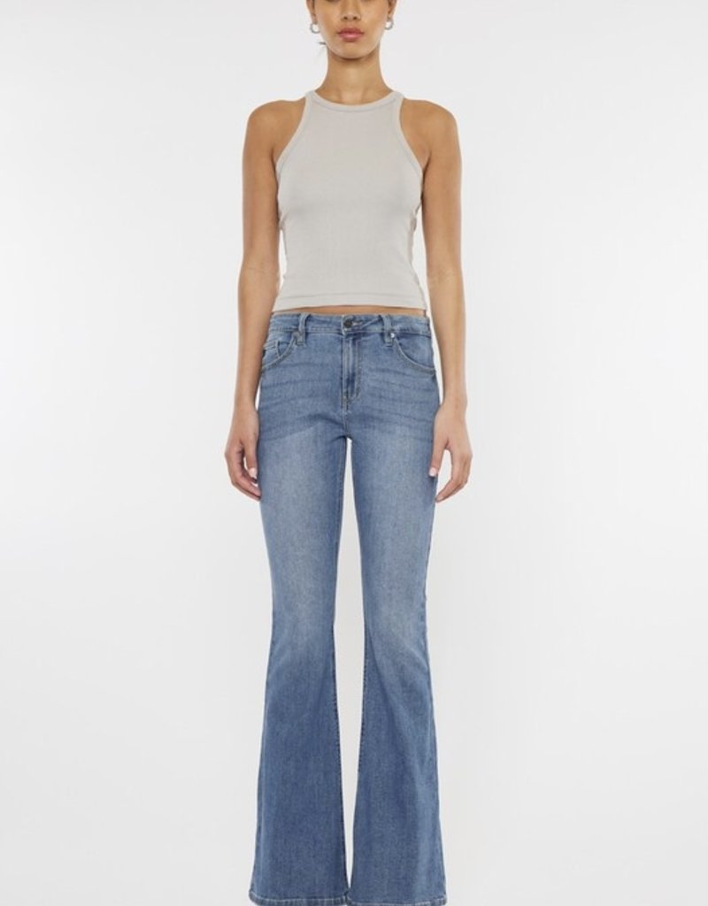 KanCan Mid Rise Flare Jean