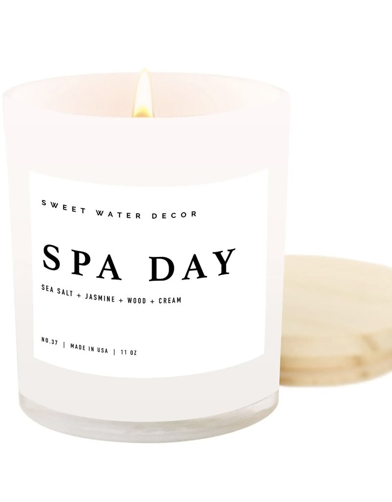 509 Broadway Spa Day White Jar Candle