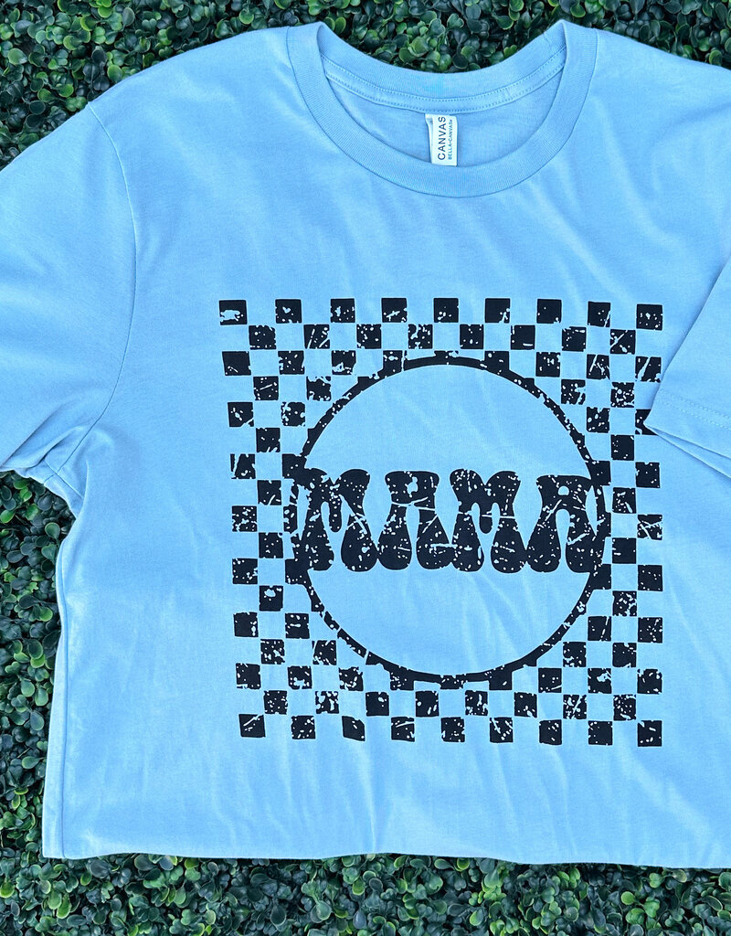 509 Broadway Checkered Mama Graphic Tee