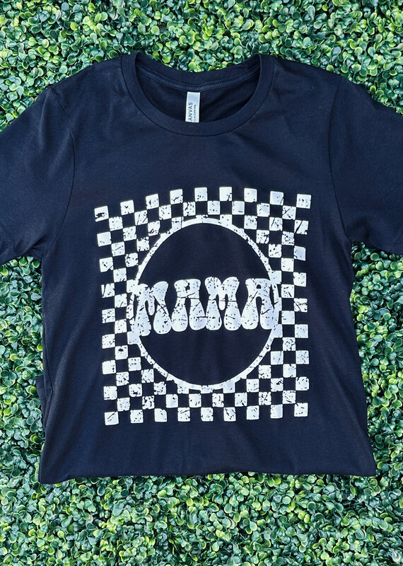 509 Broadway Checkered Mama Graphic Tee