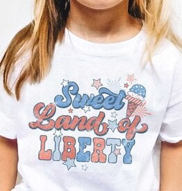509 Broadway Sweet Land of Liberty Girls Tee
