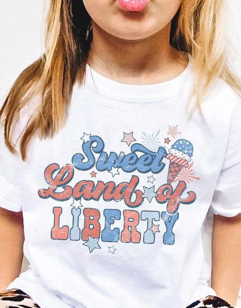 509 Broadway Sweet Land of Liberty Girls Tee