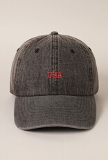 509 Broadway USA Embroidered Denim Hat