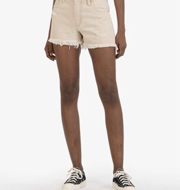 KUT From The Kloth Jane High Rise Long Short {Tan}