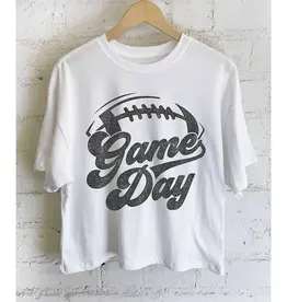509 Broadway Game Day Graphic Long Crop Top