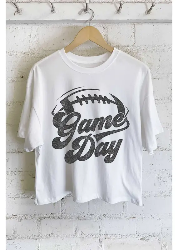 509 Broadway Game Day Graphic Long Crop Top