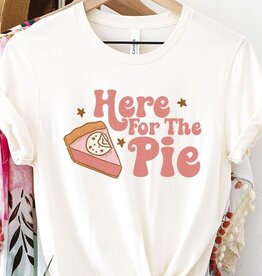 509 Broadway Retro Here For the Pie Graphic Tee