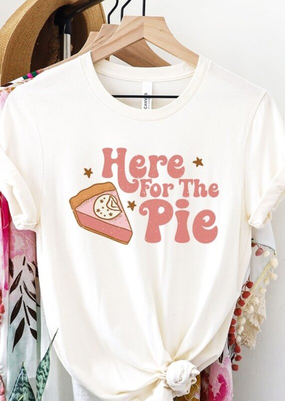 509 Broadway Retro Here For the Pie Graphic Tee