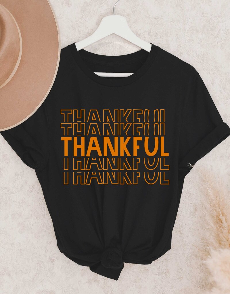 509 Broadway Thankful Ombre Tee